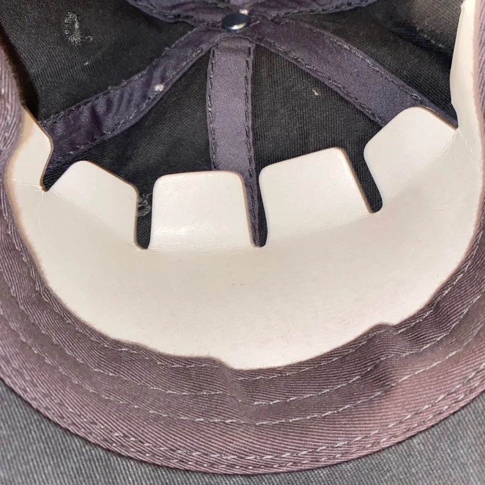 NWOT KBKethos Gray Ladies Dog Mom Logo Adjustable Strap Back Distressed Cap